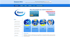 Desktop Screenshot of ensureasia.com